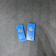 Vintage 80s Memphis Design Polymer Clay Earrings Abstract Geometric Post Studs