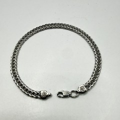 Vintage 925 Sterling Silver Bracelet 21cm 5.42g Delicate Chain Hallmarked Unisex