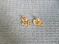 Vintage 1990 AVON Halloween Pins Boo Ghost Rhinestone Eyes + Jack-o-lanterns