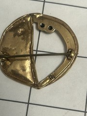 Eivind Hillestad Brooch Bronze Norway Norwegian MCM estate Jewelry