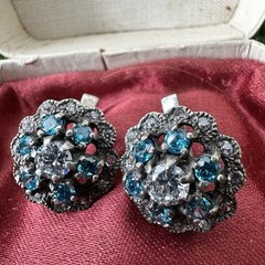 Vintage Earrings Silver 925 Women’s Jewelry