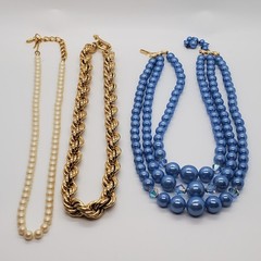 Vintage Assorted Jewelry Lot Sarah Cov Napier Anne Klein Juicy Couture Clip On