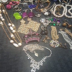 HUGE! Vintage to Now JUNK DRAWER LOT Estate Jewelry Unsearched Untested