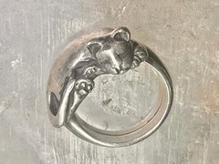 James Yesberger ring cat band size 5.25 sterling silver women girls