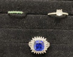 ✨Lot Of 5 Vintage To Now Beautiful Gemstone Estate Rings, All Size 8✨