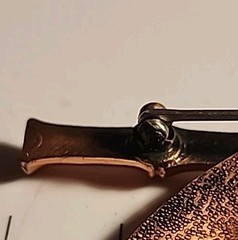 Matisse Renoire Vintage Copper Bamboo Brooch