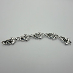 Vintage Coro Silver Toned Bracelet Earrings Set