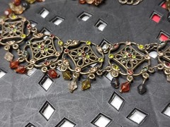 15 Inch Vintage Multicolor Necklace