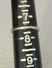 estate 14K White Gold Diamond Ring 50s MCM Swirl Natural 5-Stone .25ct size 7.5