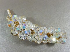 JULIANA D&E BOOK VERIFIED PIECE AB CRYSTAL & RHINESTONE PRONG SET 3.20″ BROOCH