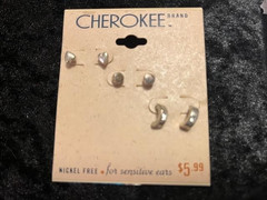 Lot #7: Assortment of Stud Earrings Many Kinds In Original Packaging
