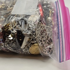 Bag Old Unsearched Jewelry Lot Vintage Estate Find Junk Drawer Aprox 4lb