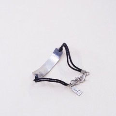 6.5”, vtg Ian Gibson J&I Sterling 925 silver bracelet, with bar engraved “dream