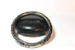 33.6g Vintage Deco Sterling Silver 925 Plated Chinese Rattling Bangle Bracelet
