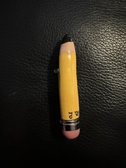Flying Colors Vintage Ceramic No. 2 Pencil Brooch Pins