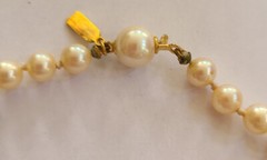 Signed matching Vintage Marvella necklace (15 in) and bracelet (7 in) set