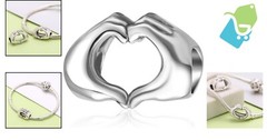 Beautiful 925 Silver Heart Charm – Ideal for Valentine’s Day & Graduation Gifts