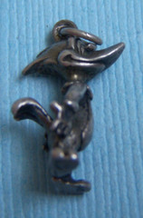 Vintage Woody Woodpecker Lantz cartoon sterling charm