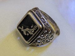 Vintage men’s ring sterling silver 925 Size 9.5 Weight 5.83 g. Ukrainian jewelry