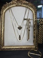 Gold Jewelry Lot Trifari Napier Estate 90s Career Statement Necklaces Bracelets
