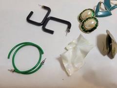 Vintage Pierced Earring Lot 40+ Pairs Of POST ONLY Assorted Colors & Sizes #1