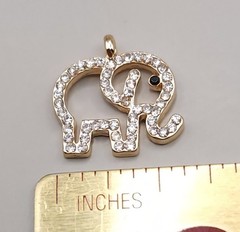 Vintage Style Elephant Charm Lot Pendant Necklace Boho Antique Bronze Silver 6pc