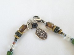 Vintage 999 Fine Sterling Silver Artisan Signed KVK Rustic Bracelet 8″