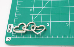 Vintage Tiffany & Co. Triple Heart Sterling Silver 925 Pin Brooch 1984 5.87g