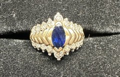Lot of 15 Vintage 10k & 14k Gold Rings, Diamond, Ruby, Pearl, Citrine, etc