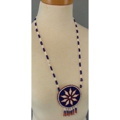 Vintage 1970s 1980s Tourist Souvenir Southwestern Beaded Necklace