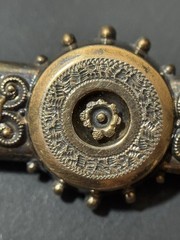 Vintage Victorian Gold Top Or Gold Filled Bar Brooch