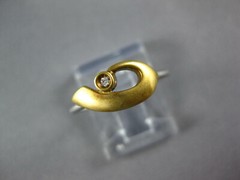 Vintage Circa 1980’s Daily Ring 1.3 Ct Simulated Diamond 14k Yellow Gold Over