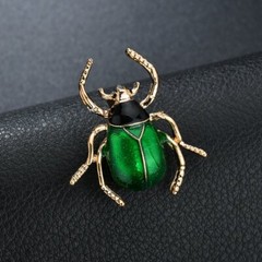 Insect Bumble Bee Brooch Bee Jewelry Gold Color Enamel Brooch Rhinestone Jewelry