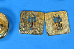 Gold Tone Clip on Earrings Lot of (4) Rhinestones