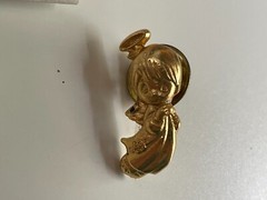 Lot of 5 Vintage Precious Moments Various Pins and Earrings Collectors Club