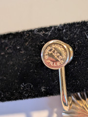 Vintage Signed JMS 1/20 12kt Gold Filled Pearl Dangle Screw Back Earrings