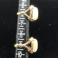 Vintage 18K HGE Gold Plated Bold Look Faux Pearl Ring varied sizes