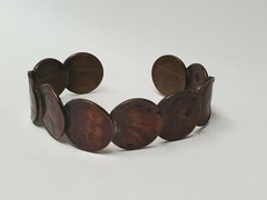 VINTAGE COPPER PENNY BRACELET 1960 & 1969 ANTIQUE COLLECTIBLE ESTATE JEWELRY