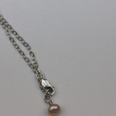 Puffy Heart Locket Pendant Necklace Sterling Silver