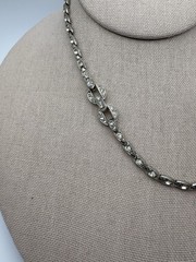 Vintage Art Deco Choker Style Clear Rhinestones- See Description