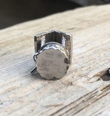 3419 Wishing Well Charm Pendant Silver 3D Dangle Style