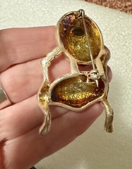 New on Cards OTC CHAIR Pin Brooch LOT (4) Silver & Gold Tone