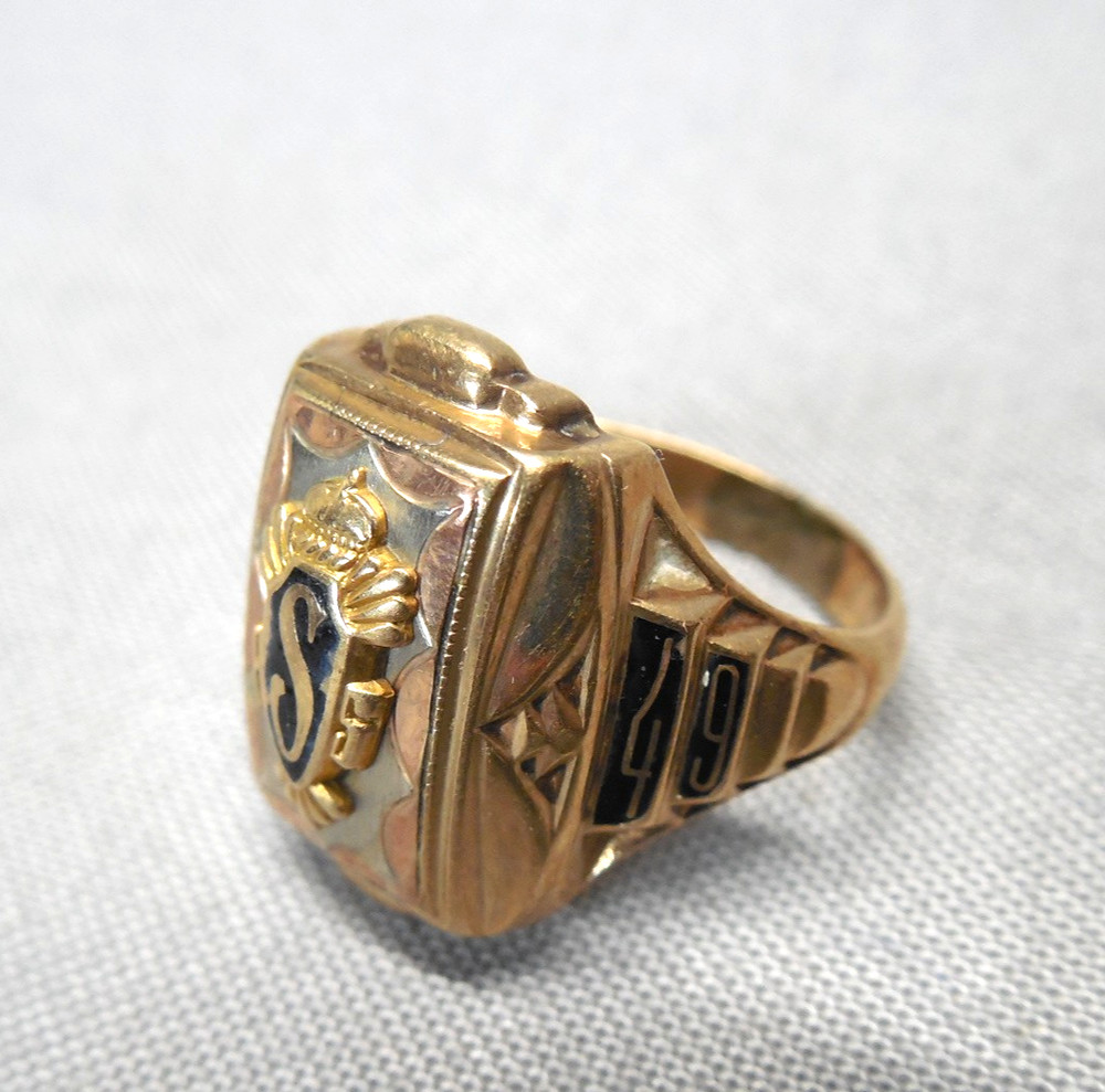10k Gold Men’s 1949 Josten Class Ring – 6.81 grams