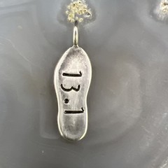 Vintage 925 Sterling Silver 13.1 Miles Half Marathon 1.1” Pendant 3.2g