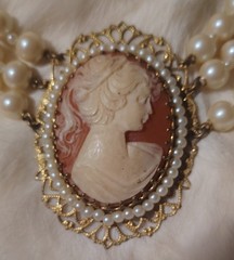 cameo vintage antique jewelry lot