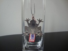 VINTAGE 1970-80s LARGE BALI ETCHED BULL TOAD STERLING SILVER STAMP 925 PENDANT