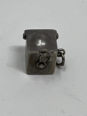 Vintage Sterling Silver Mechanical Pop Up Perfume Bottle Charm Working 1.9g