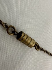 Vintage Art Deco Revival Brass Filigree Glass Flower Basket Tassel Necklace 16”