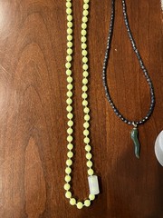Lot Of 6 Costume Jewelry Necklaces. Various Colors And Lengths