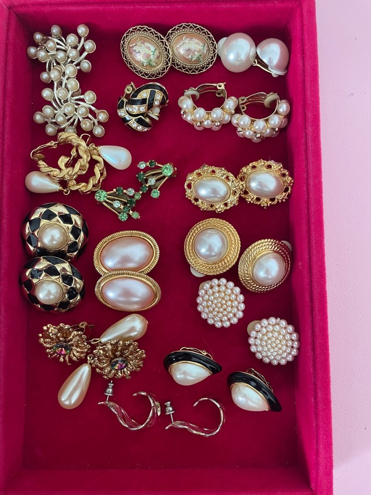Vintage Jackie Collin’s Napier Monet and many more pairs of higher end earrings